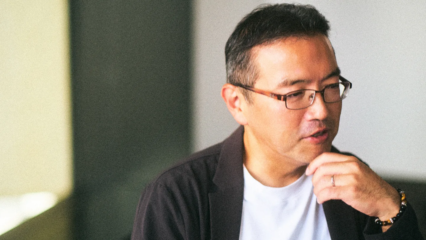 対談する青田利英氏