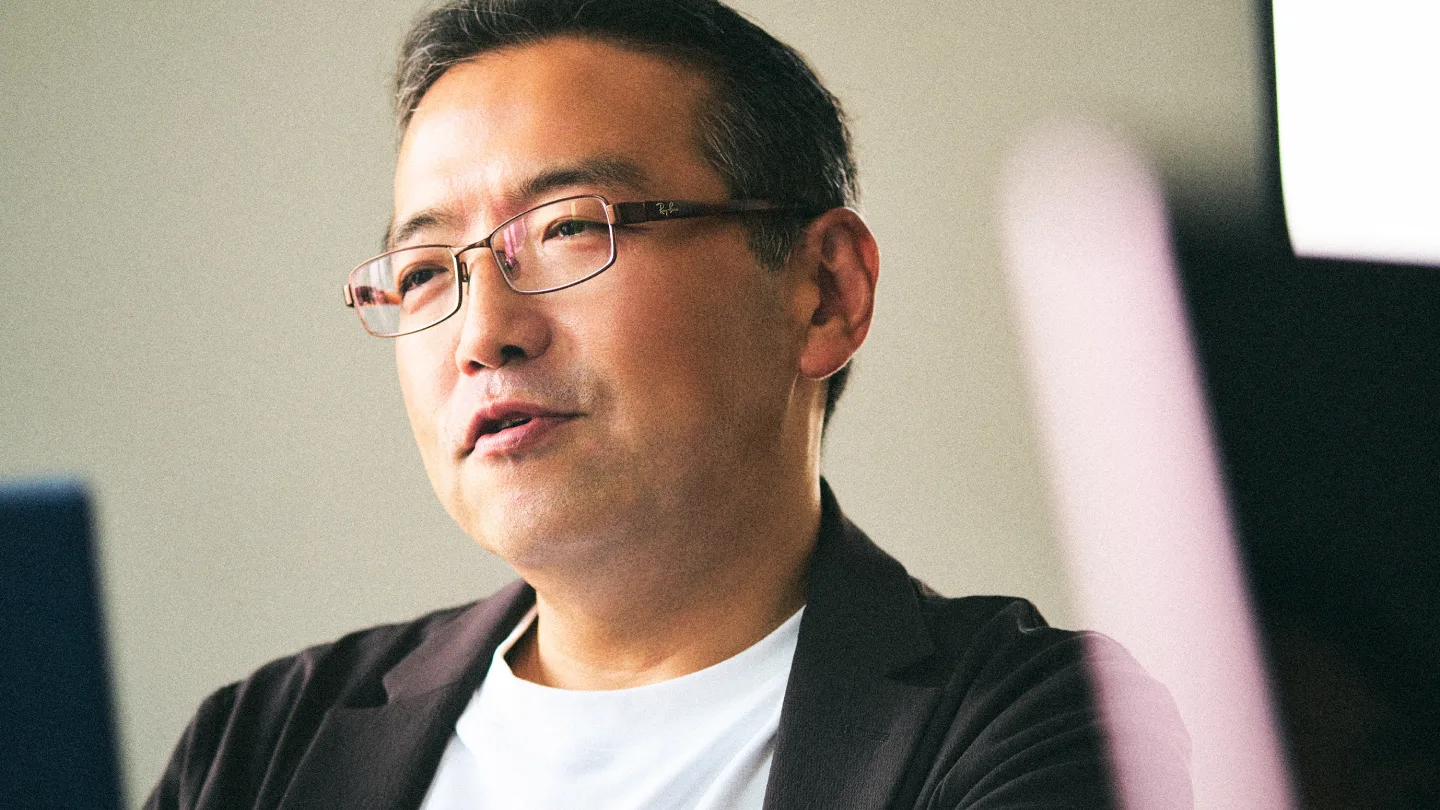 対談する中西正人氏と青田利英氏